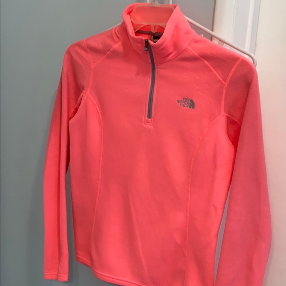 Hot pink- neon  north face fleece